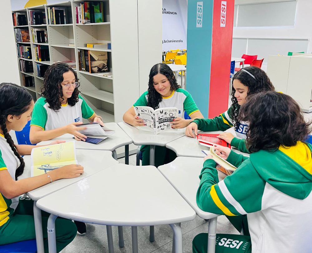 Alunos da SESI Escola SGA desenvolvem aprendizado em ESG com aulas práticas de empreendedorismo