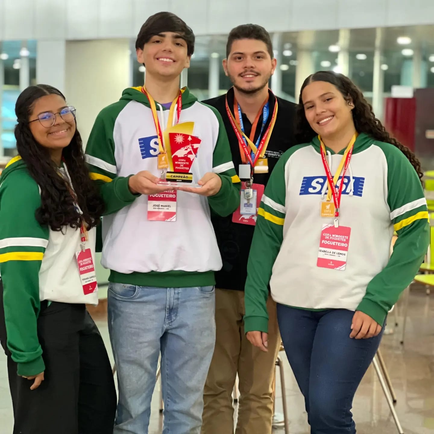 Alunos da SESI Escola RN são campeões da Copa Nordeste de Foguetes