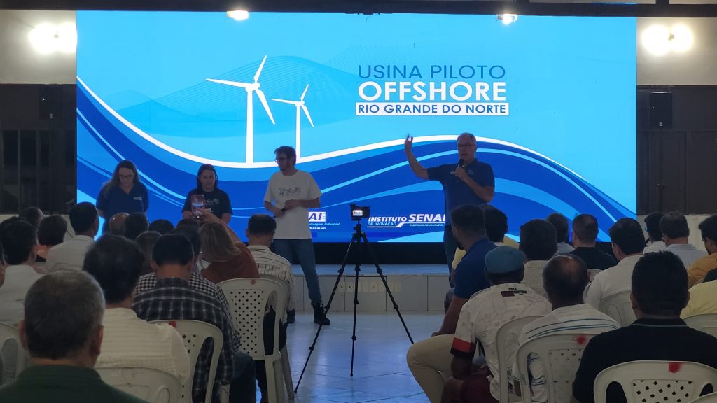 Projeto da 1ª planta-piloto offshore do Brasil avança no RN, com apresentação à comunidade