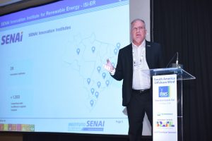 Evolução da planta-piloto do SENAI-RN para eólicas é apresentada no FWS South America Offshore Wind 2024