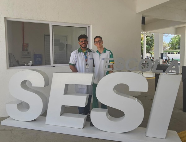 Aluno da SESI Escola de Mossoró conquista 1° lugar na etapa estadual da Olimpíada de Robótica