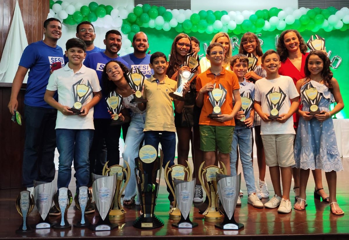 SESI-RN é campeão geral da natação potiguar e celebra desempenho de atletas em 2024