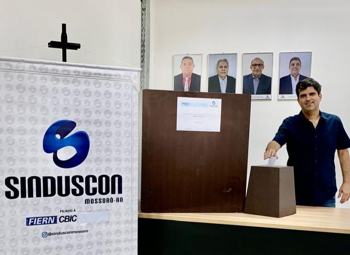 Pedro Escóssia é reeleito presidente do Sindicato das Indústrias da Construção Civil de Mossoró