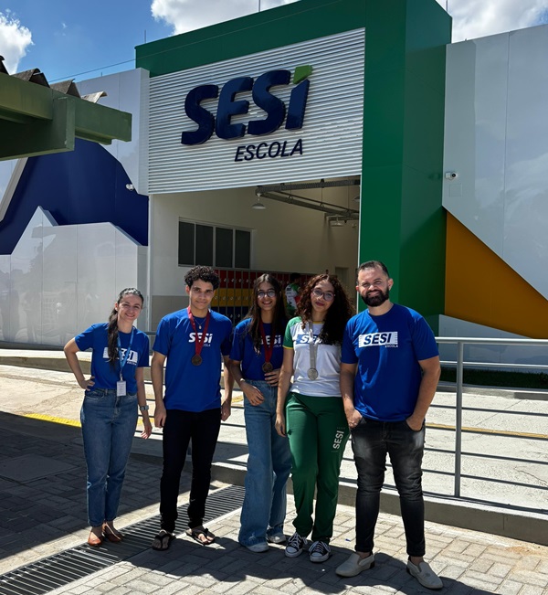 Alunos da Escola SESI Mossoró conquistam medalhas na Olimpíada Nacional de Ciências