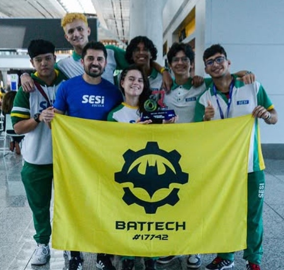 Alunos da SESI Escola conquistam vaga para o mundial de Robótica na Holanda