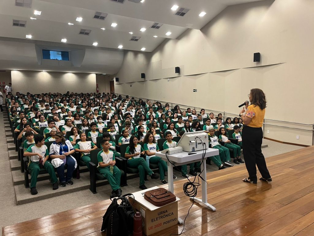 SESI Escola e TRE-RN desenvolvem projeto Liderança Estudantil que trata de direitos e democracia