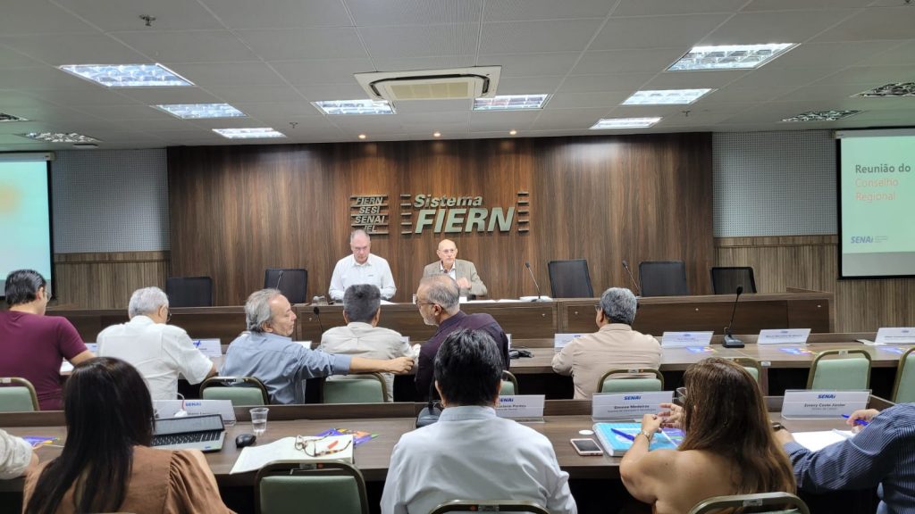 Conselho Regional do SENAI-RN discute detalhes da planta-piloto offshore pioneira da instituição