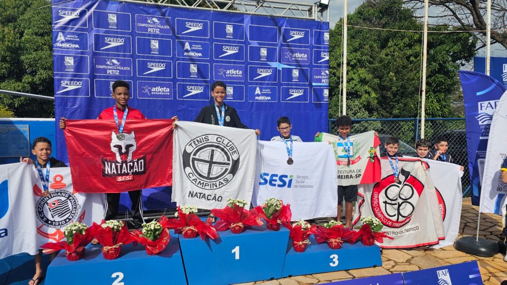 Atleta do SESI Clube RN conquista bronze no Campeonato Paulista Petiz de Inverno