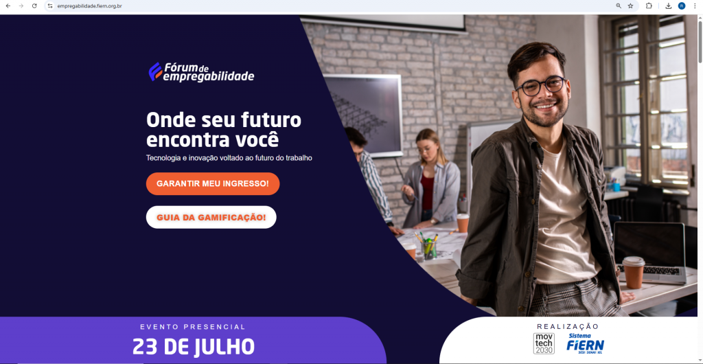 Com programação diversa, 1º Fórum de Empregabilidade do Sistema Indústria será nesta quarta (23)