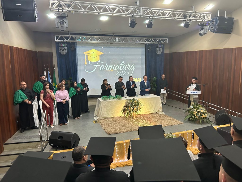 SENAI Mossoró celebra formatura de alunos em diversos cursos técnicos