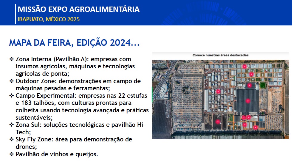 Centro Internacional de Negócios da FIERN promove Missão Empresarial à Expo Agroalimentaria 2025, no México