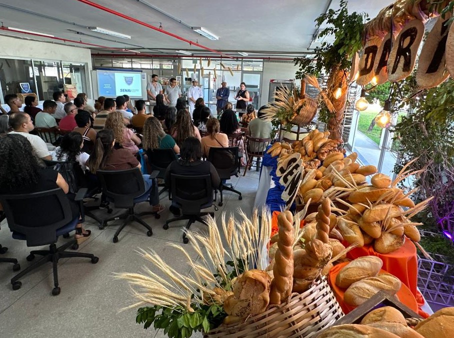 SENAI-RN, SINDIPAN e BUNGE Brasil realizam Workshop “O Pão Francês Nosso de Cada Dia”