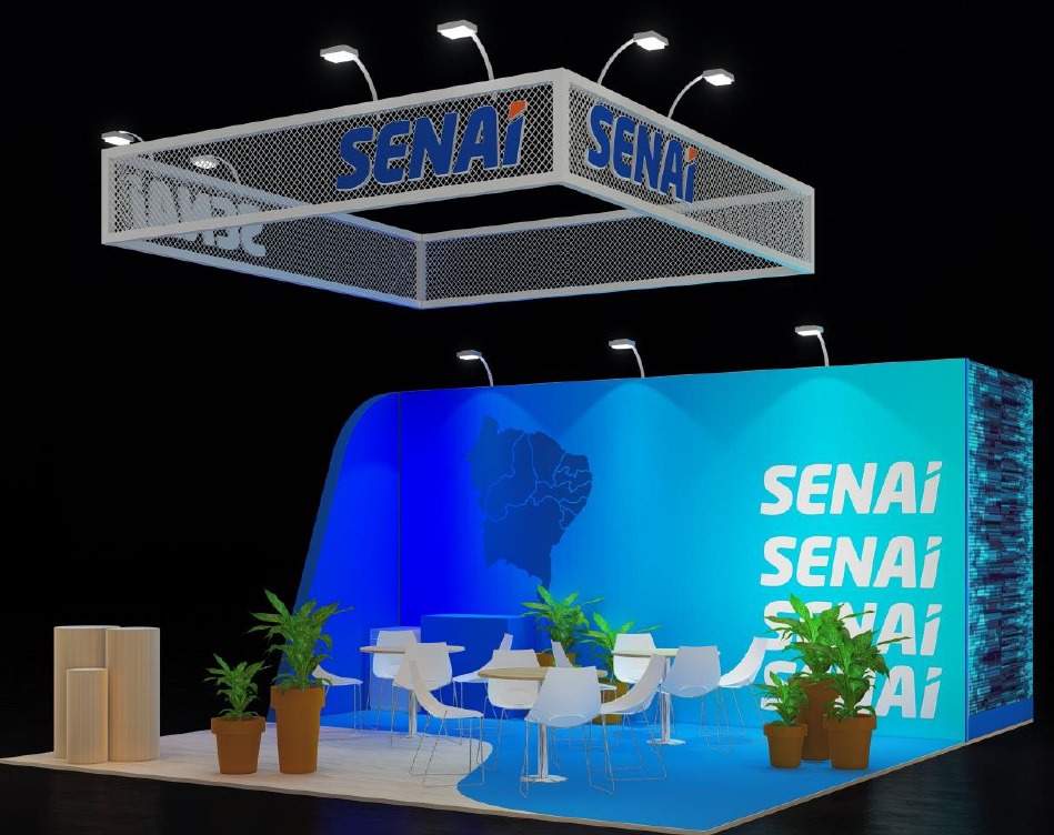 SENAI reúne cinco estados do Nordeste em estande conjunto no Brazil Windpower