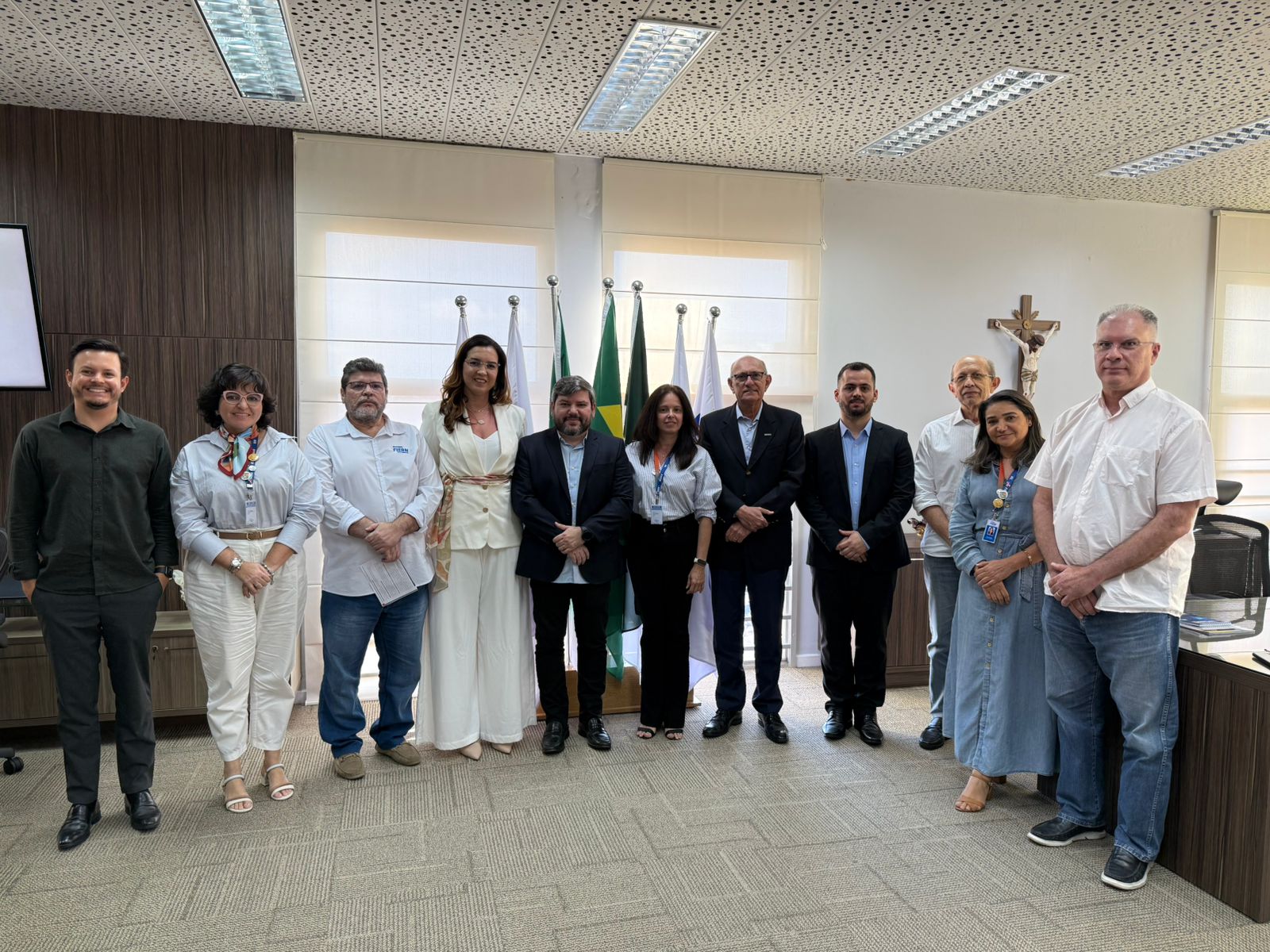 Sistema FIERN discute fortalecimento e benefícios da PREVI em reunião com gestores