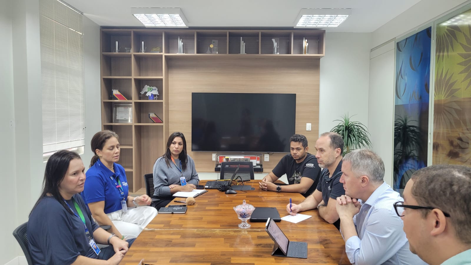 SENAI-RN e GWO discutem expansão de treinamentos voltados ao setor eólico