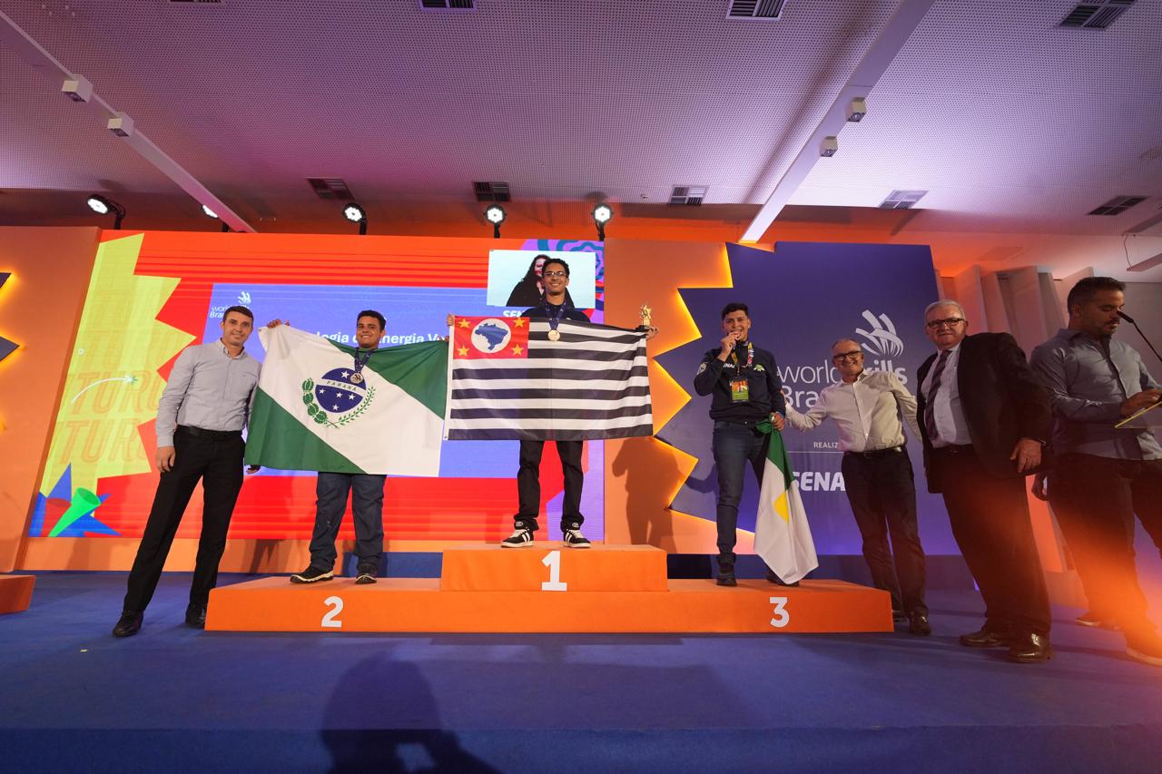 SENAI-RN é bronze e destaque na competição WorldSkills Brasil 2025