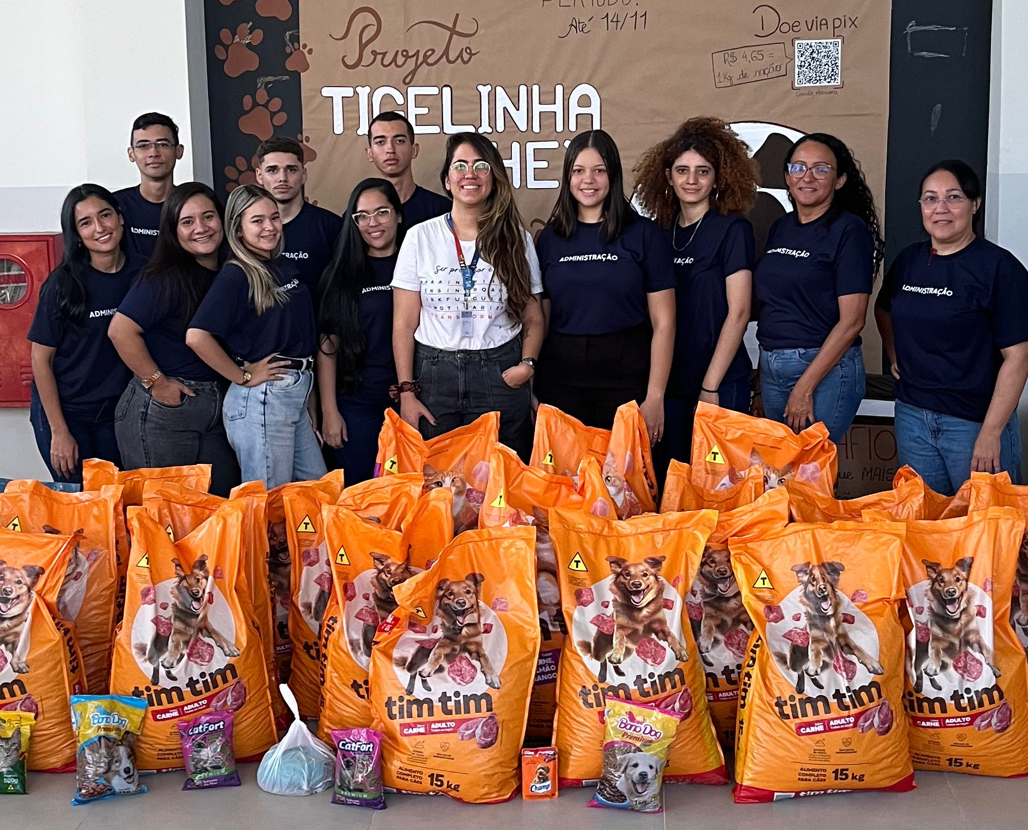 SENAI Mossoró faz campanha ‘Tigelinha Cheia’ para animais abandonados