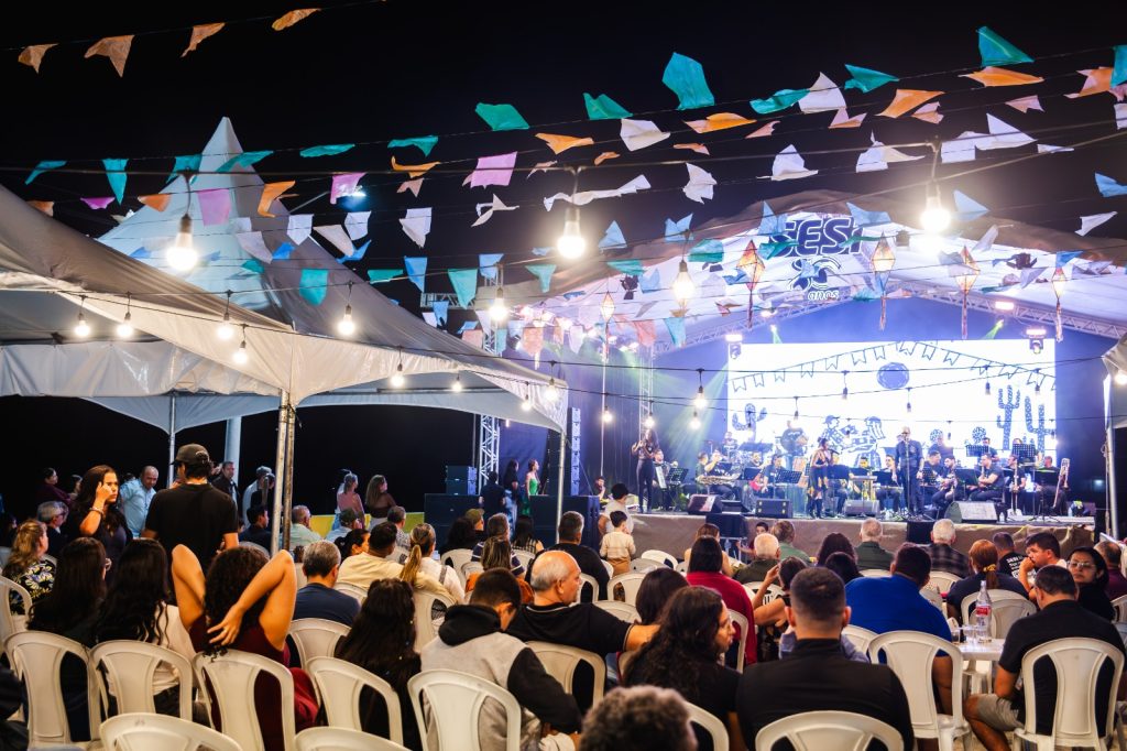 SESI-RN encerra programação gratuita em Serra de São Bento com concerto da SESI Big Band e artistas potiguares