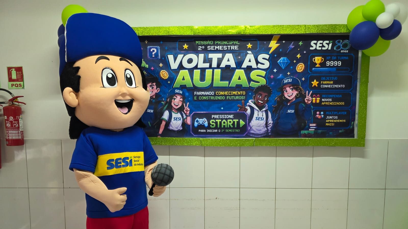 Rede SESI de Educação no RN abre segundo semestre letivo com acolhimento aos alunos e entusiasmo