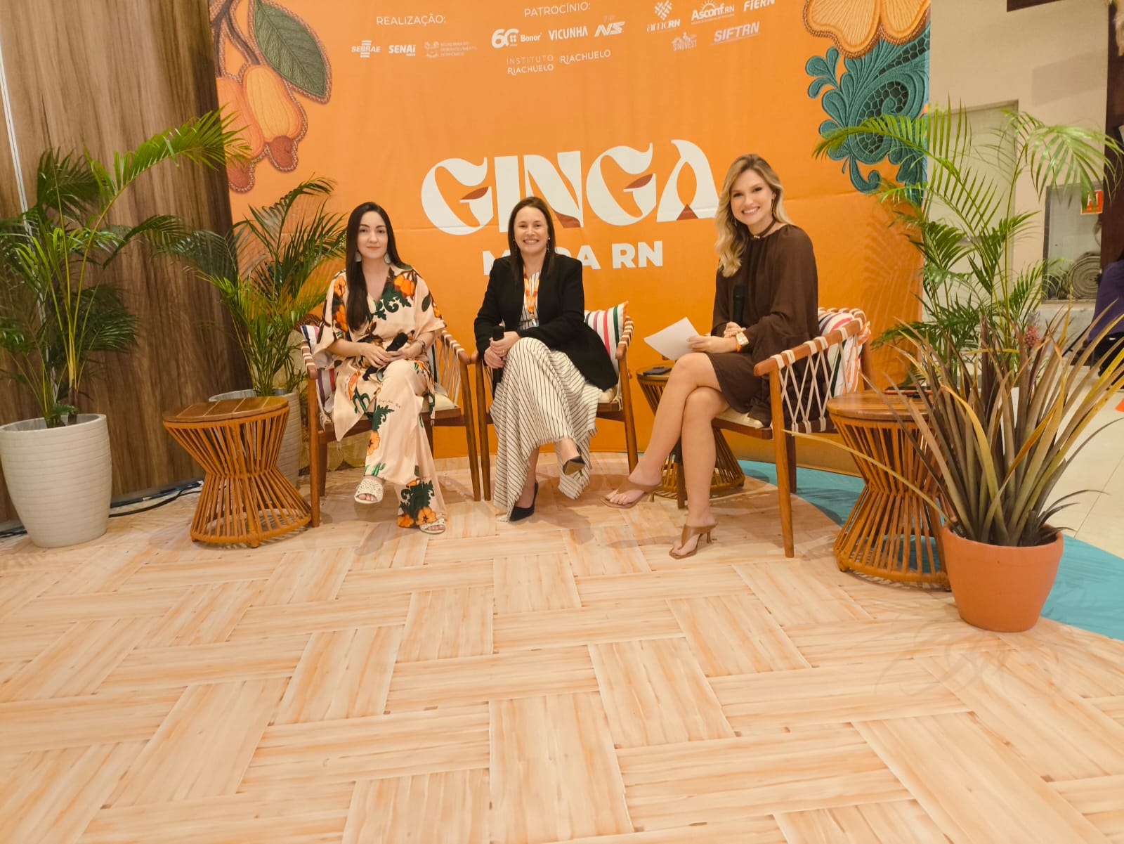 Showroom de negócios e podcast reúnem empresários e estilistas no primeiro dia do Ginga Modas RN 
