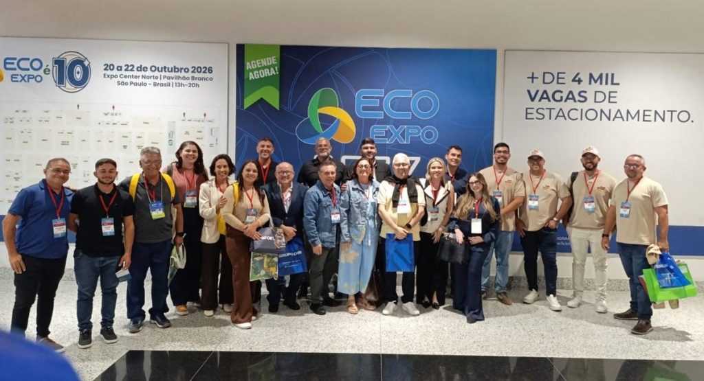 SINDRECICLA-RN leva associados à Eco Expo Brasil para conhecer soluções em reciclagem 